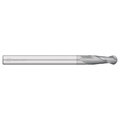 Kodiak Cutting Tools 3/8 2 Flute Carbide Endmill Ball Nose Extra Long TICN Coated 5466076